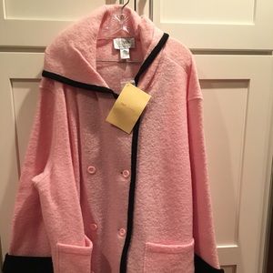 New w/tags woman 3x button hooded sweater jacket